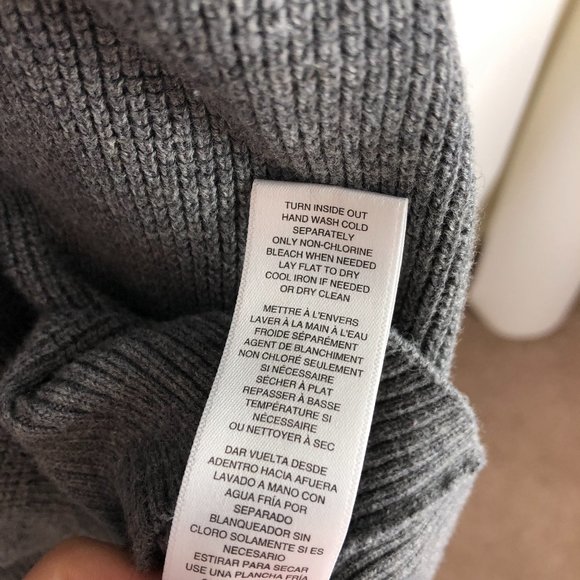 MICHAEL Michael Kors 100% Cotton Sweater Gray - Picture 8 of 10